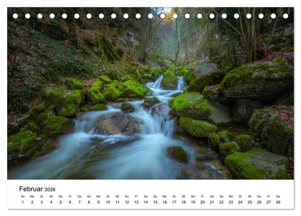 Produktbild: Wasserwelt Schweiz (Tischkalender 2026 DIN A5 quer), CALVENDO Monatskalender