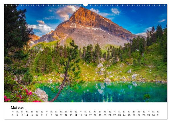 Produktbild: Wunderwelt Schweiz (hochwertiger Premium Wandkalender 2026 DIN A2 quer), Kunstdruck in Hochglanz
