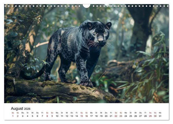 Produktbild: Magische Tierwelt Asiens (Wandkalender 2026 DIN A3 quer), CALVENDO Monatskalender