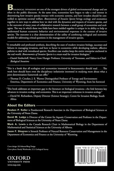 Produktbild: Bioeconomics of Invasive Species
