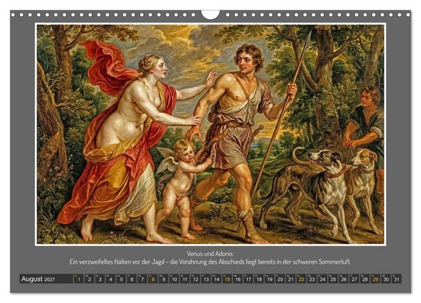 Produktbild: G&ouml;tterfunken und Leidenschaft (Wandkalender 2027 DIN A3 quer), CALVENDO Monatskalender