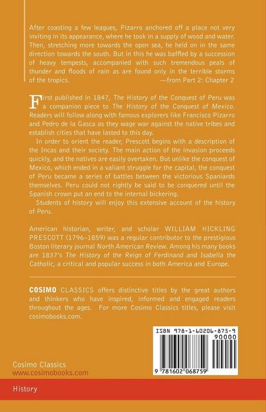 Produktbild: History of the Conquest of Peru