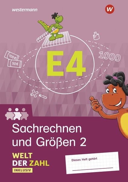 Produktbild: Welt der Zahl Inklusiv. Inklusionsheft E4