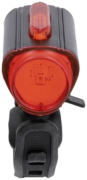 Produktbild: FISCHER FAHRRAD Fahrradbeleuchtung Set TWIN-60/30/15 LED Schwarz