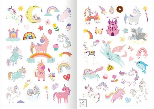 Produktbild: Mein Einhorn-Stickerheft