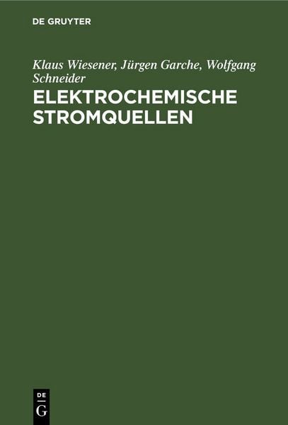Produktbild: Elektrochemische Stromquellen