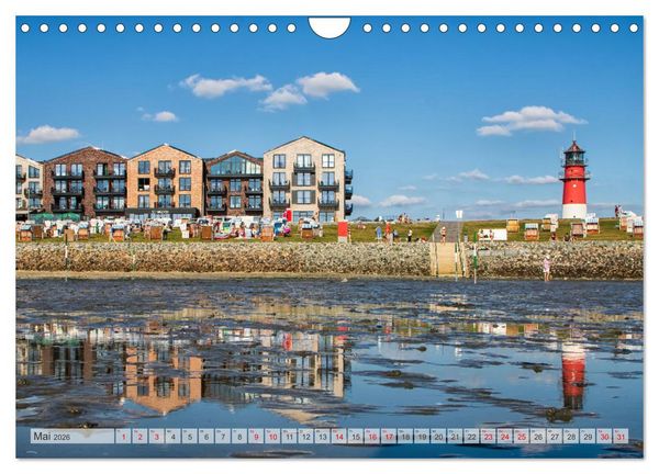 Produktbild: Seebad B&uuml;sum (Wandkalender 2026 DIN A4 quer), CALVENDO Monatskalender
