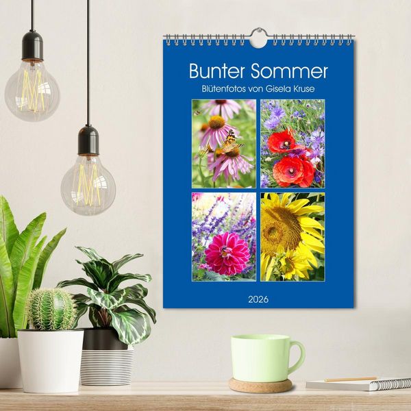Produktbild: Bunter Sommer (Wandkalender 2026 DIN A4 hoch), CALVENDO Monatskalender