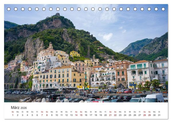 Produktbild: Malerische Amalfik&uuml;ste (Tischkalender 2026 DIN A5 quer), CALVENDO Monatskalender