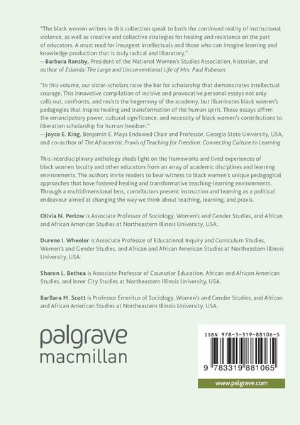 Produktbild: Black Women's Liberatory Pedagogies