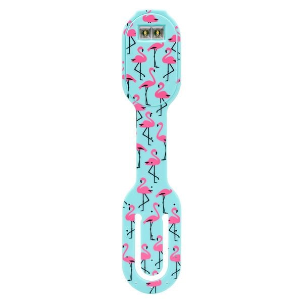 Produktbild: Flexilight RC (Flamingo) - wiederaufladbares Leselicht - 2 in 1 Leselampe & Lesezeichen - LED Leselicht - Geschenk für Leser, Buchliebhaber - Deutsche