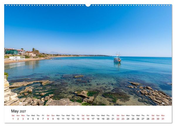 Produktbild: TURKISH RIVIERA Ancient echoes and azure coasts (High Quality Premium Wall Calendar 2027 DIN A2 landscape),CALVENDO 12 Month Wall Calendar