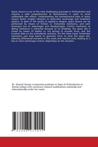 Produktbild: Mechanics of Space closure in Orthodontics