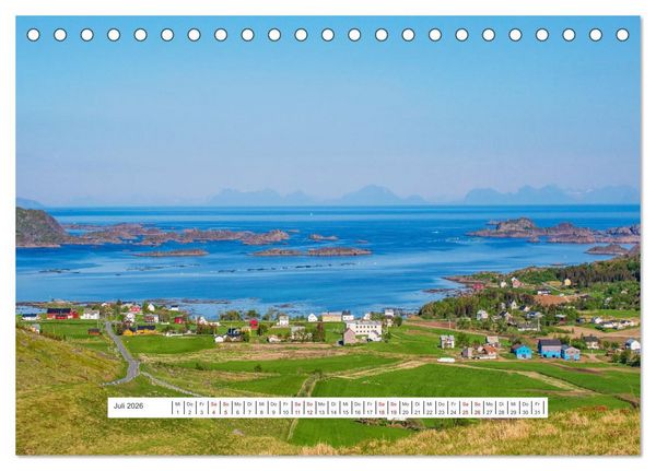 Produktbild: Norwegen - ein traumhaftes Reiseziel (Tischkalender 2026 DIN A5 quer), CALVENDO Monatskalender