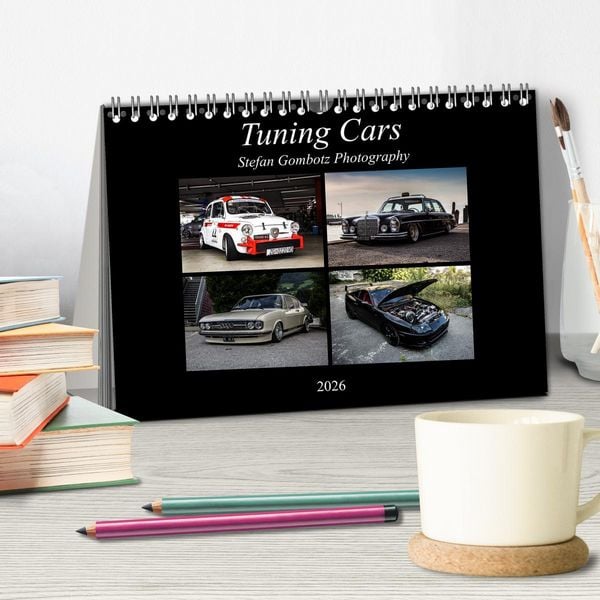 Produktbild: Tuning Cars (Tischkalender 2026 DIN A5 quer), CALVENDO Monatskalender