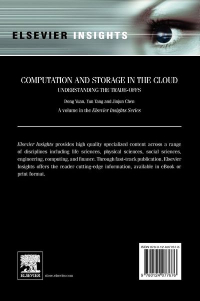 Produktbild: Computation and Storage in the Cloud