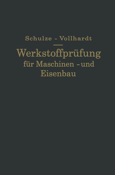 Produktbild: Werkstoffpr&uuml;fung f&uuml;r Maschinen- und Eisenbau