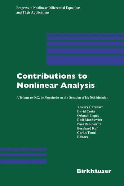 Produktbild: Contributions to Nonlinear Analysis
