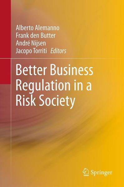 Produktbild: Better Business Regulation in a Risk Society