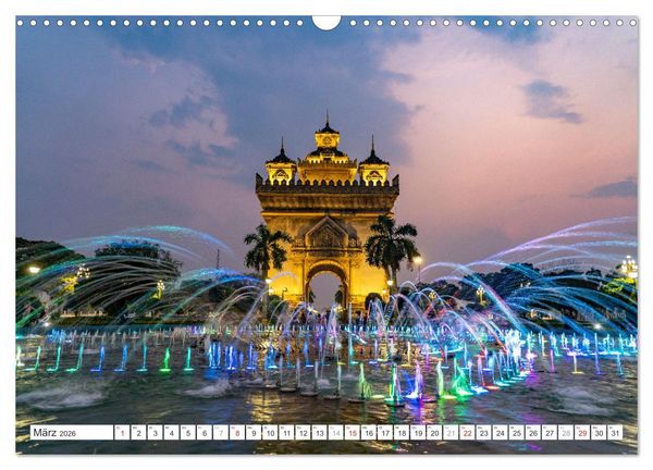 Produktbild: S&uuml;dostasien - Laos (Wandkalender 2026 DIN A3 quer), CALVENDO Monatskalender
