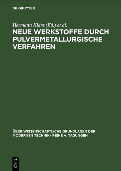 Produktbild: Neue Werkstoffe durch pulvermetallurgische Verfahren