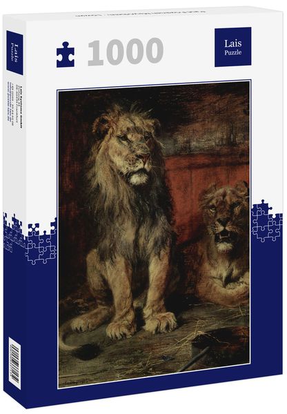 Produktbild: Lais Puzzle Paul Friedrich Meyerheim - L&ouml;wen 1000 Teile