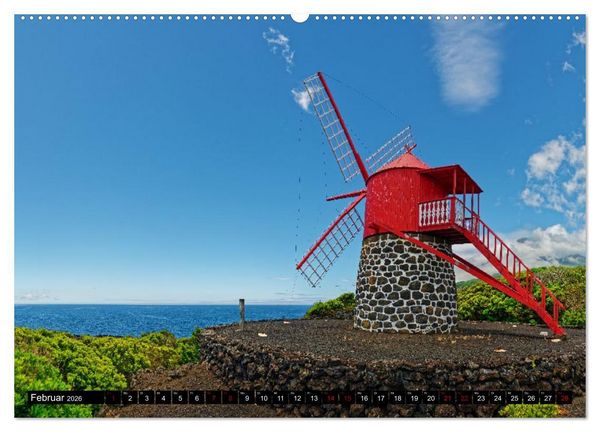 Produktbild: Pico Azoren - Vulkanisch gepr&auml;gte Trauminsel im Atlantik (hochwertiger Premium Wandkalender 2026 DIN A2 quer), Kunstdruck in Hochglanz
