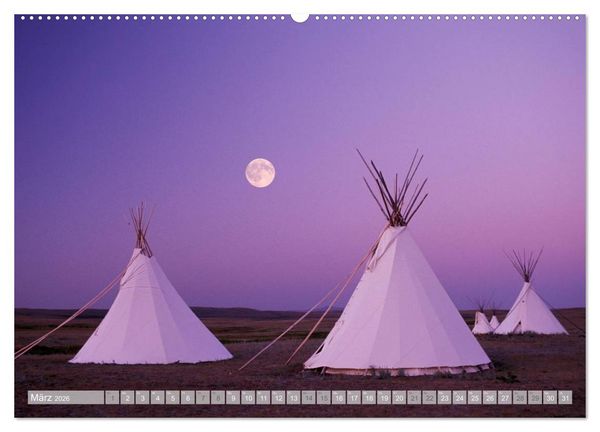 Produktbild: Magisches Indianerland (Wandkalender 2026 DIN A2 quer), CALVENDO Monatskalender