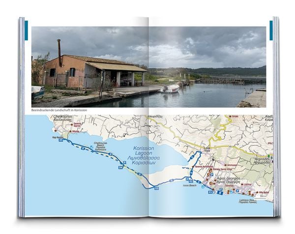 Produktbild: KOMPASS Wanderf&uuml;hrer Korfu mit Paxos und den Diapontischen Inseln, 40 Touren mit Extra-Tourenkarte