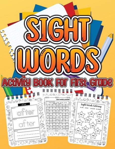 Produktbild: Sight Word Activity Book For First Grade Kids