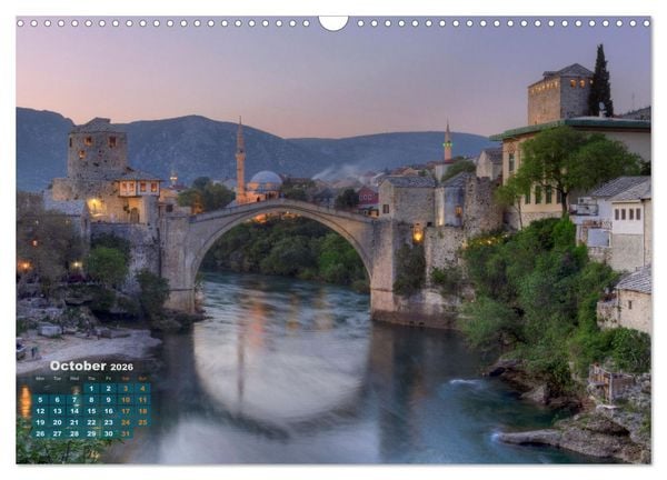 Produktbild: Bosnia and Herzegovina Romantic heart of the Balkans (Wall Calendar 2026 DIN A3 landscape), CALVENDO 12 Month Wall Calendar