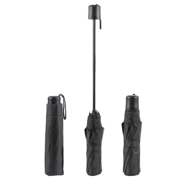 Produktbild: Idena Taschenregenschirm schwarz &Oslash;100cm