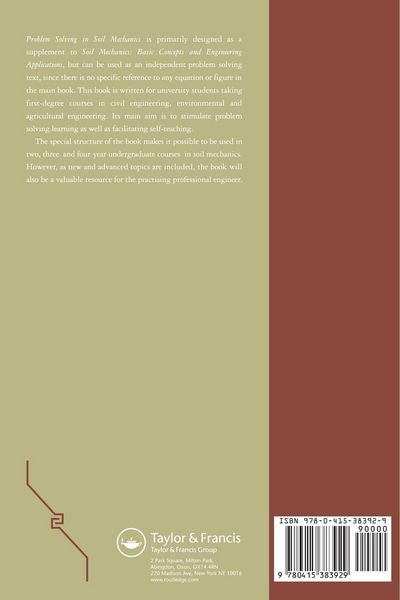 Produktbild: Problem Solving in Soil Mechanics