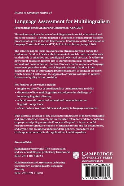 Produktbild: Lang Assessmnt fr Mltilingualsm PB