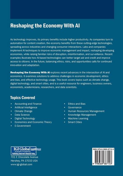 Produktbild: Reshaping the Economy With AI