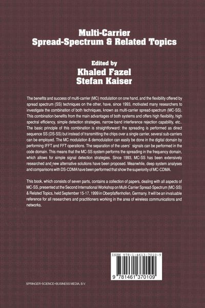 Produktbild: Multi-Carrier Spread Spectrum & Related Topics