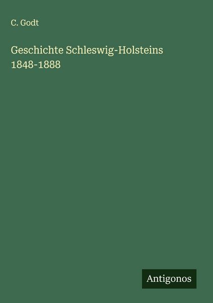 Produktbild: Geschichte Schleswig-Holsteins 1848-1888