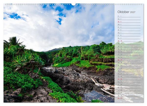 Produktbild: Malerisches Hawaii (Wandkalender 2027 DIN A2 quer), CALVENDO Monatskalender
