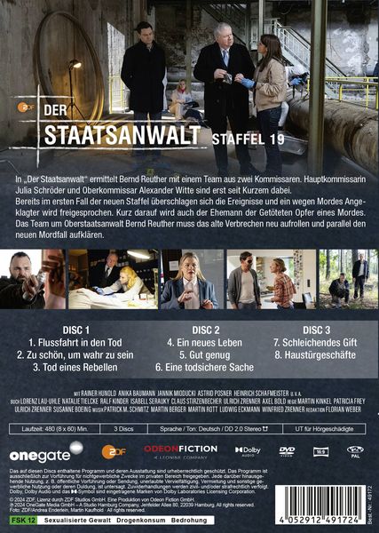 Produktbild: Der Staatsanwalt Staffel 19 [3 DVDs]