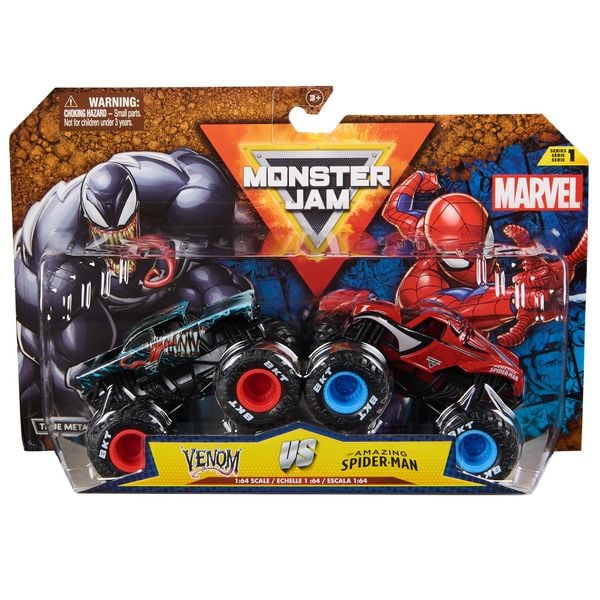 Produktbild: Monster Jam - Zweier-Pack Original Monster Trucks im Marvel Superhelden-Design