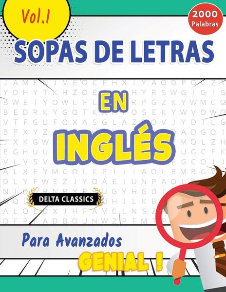 Produktbild: Sopa De Letras En Ingl&eacute;s Para Avanzados - Genial! Vol.1 - Delta Classics