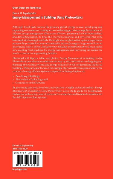 Produktbild: Energy Management in Buildings Using Photovoltaics