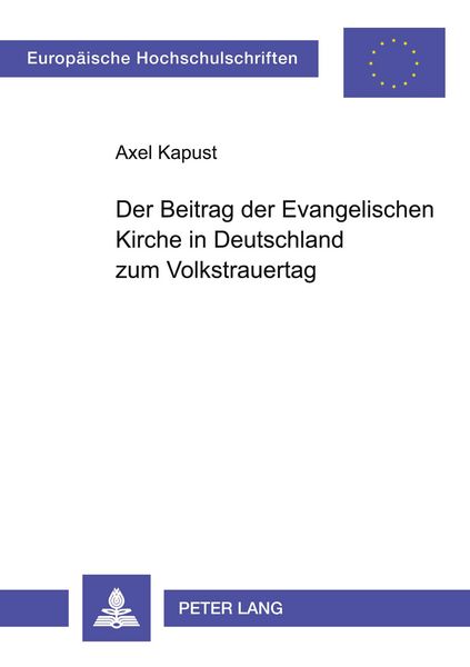 Produktbild: Der Beitrag der Evangelischen Kirche in Deutschland zum Volkstrauertag