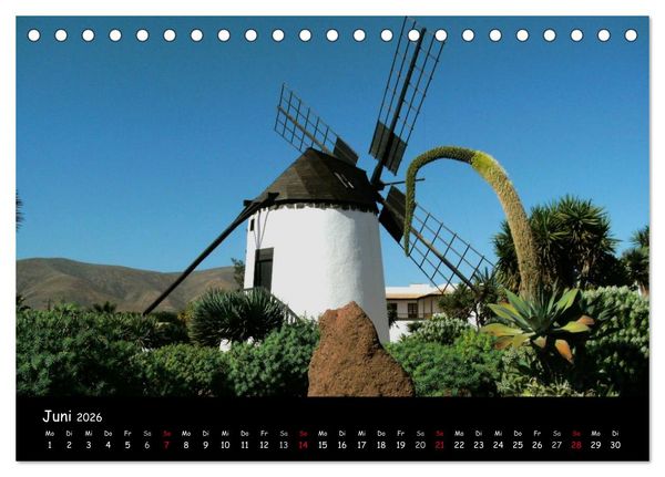 Produktbild: Fuerteventura - karge Sch&ouml;nheit (Tischkalender 2026 DIN A5 quer), CALVENDO Monatskalender