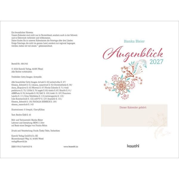 Produktbild: Augenblick 2027