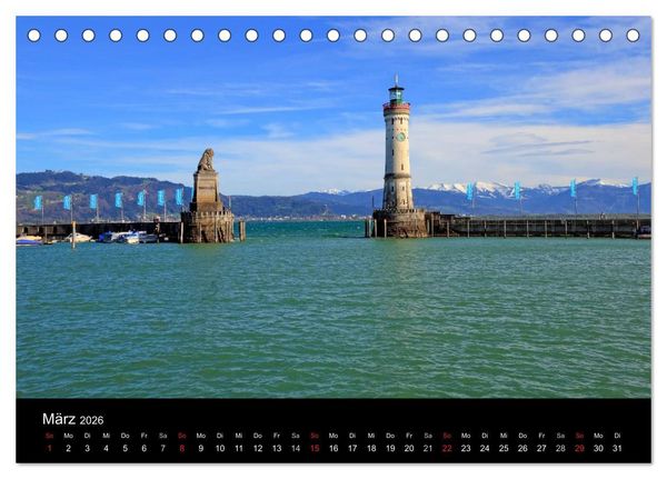 Produktbild: Bodensee (Tischkalender 2026 DIN A5 quer), CALVENDO Monatskalender
