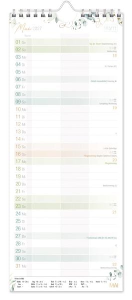 Produktbild: Planer f&uuml;r Zwei kompakt 26/27 Wand-Kalender [Blattgold]