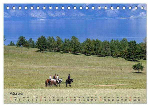 Produktbild: Olchon - Insel im Baikalsee (Tischkalender 2026 DIN A5 quer), CALVENDO Monatskalender