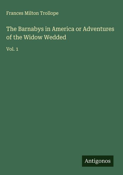 Produktbild: The Barnabys in America or Adventures of the Widow Wedded