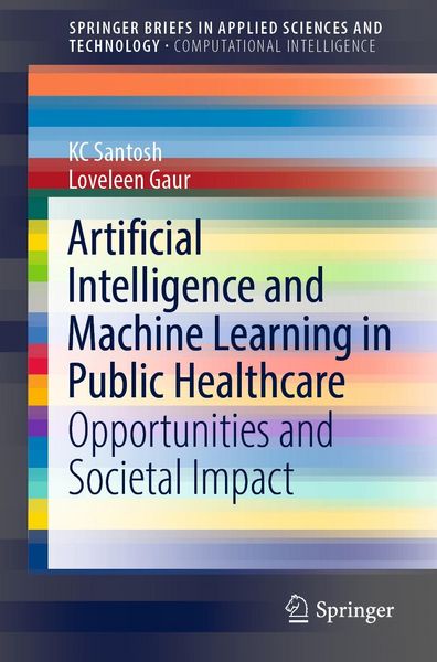 Produktbild: Artificial Intelligence and Machine Learning in Public Healthcare